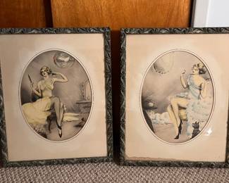 Art deco lithographs