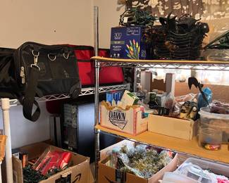 Holiday lights and pet carriers