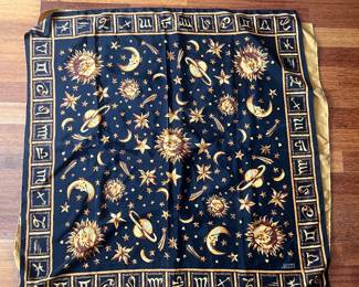Versace zodiac scarf