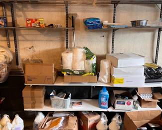 Cleaning and dog grooming supplies