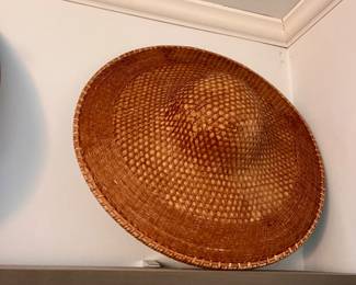 Vintage hand woven hat