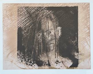 “Portraits of My People”, an original “photographic painting” by listed artist, Willie Robert Middlebrook. This piece measures in frame, 20” H x 25” W. Middlebrook pioneered a signature technique he described as “photographic paintings”. Rather than producing traditional prints, he utilized an improvisational and expressive darkroom technique.