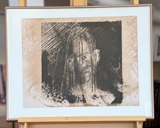 “Portraits of My People”, an original “photographic painting” by listed artist, Willie Robert Middlebrook. This piece measures in frame, 20” H x 25” W. Middlebrook pioneered a signature technique he described as “photographic paintings”. Rather than producing traditional prints, he utilized an improvisational and expressive darkroom technique.