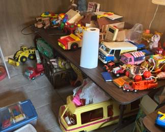 Vintage toys and Tonka trucks