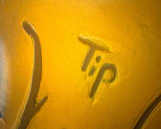 Vintage Art Nouveau Lamp Base "TIP" Signed Emile Galle
