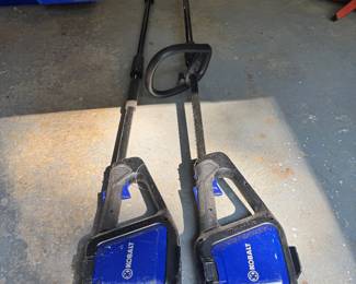 Kobalt 40-volt Cordless Electric String Trimmers (2 in Great Working Condition)