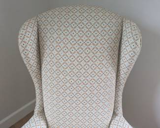 Wingback Chair, Close Up