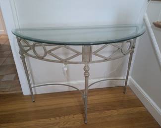 Glass Entry Table