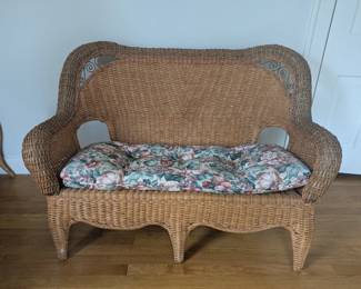 Wicker Loveseat