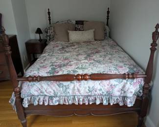 Mahogany Bedframe Front View