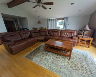 Leather Sectional
