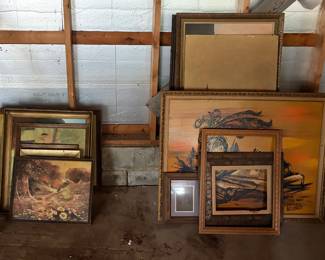 ORIGINAL PAINTINGS AND ASSORTED ART