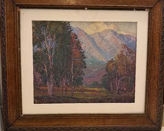Original goache by Fred Grayson Sayre