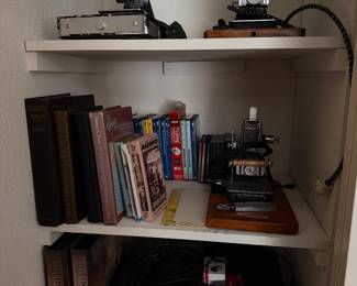 Gold stamping machines & a Canon printer