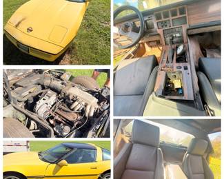 Body looks great no, dents. Needs some TLC for this 1987 classic!!!