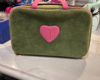 Juicy Couture Y2K velvet makeup bag