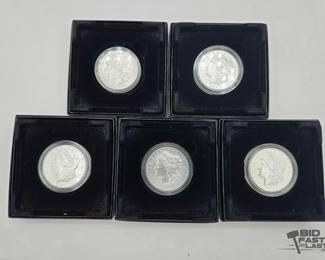 2210  5 2021 Morgan Silver Dollars