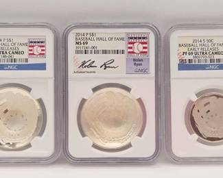 2244  2014 Baseball Hall of Fame Coins