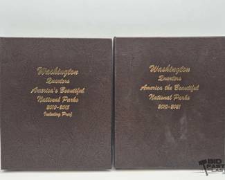 3242  2 Incomplete Washington Quarters Collections
