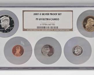 3332  Graded 2007S Silver Proof Set