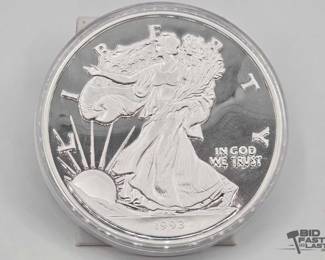 2000 1993 Walking Liberty Half Pound Round