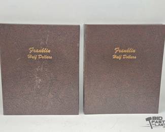 3225  2 Franklin Half Dollars Complete and Unfinished Collection
