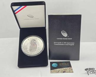 2006 2019 Apollo 11 50th Anniversary 5oz Coin