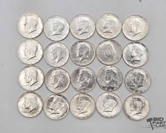 1404  20 1964 Kennedy Half Dollars