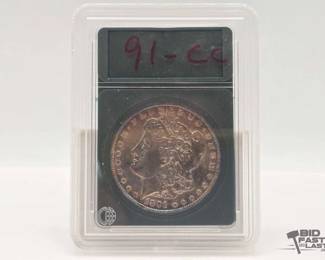2530  1891 Carson City Morgan Silver Dollar