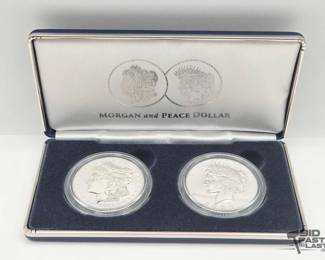 2226  2025 Morgan  Peace Dollars Reverse Proof Set