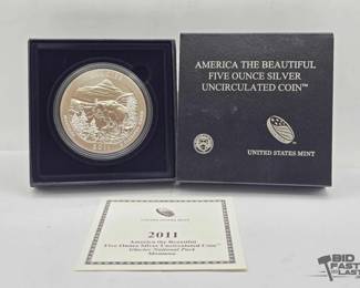 2046 2011 Glacier National Park 5oz Silver Quarter