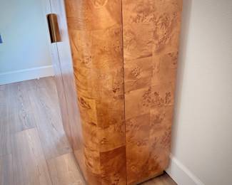 CB2 burlwood cabinet