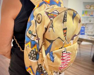 Chanel Graffiti Backpack