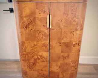 CB2 burlwood cabinet