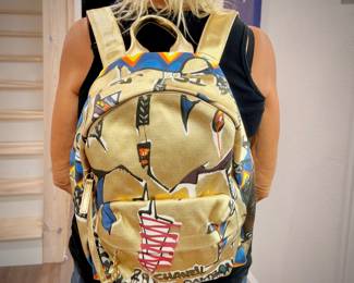 Chanel Graffiti Backpack