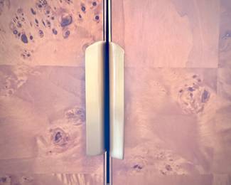 CB2 burlwood cabinet