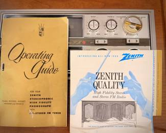 Vintage Zenith Stereophonic High Fidelity Phonograph