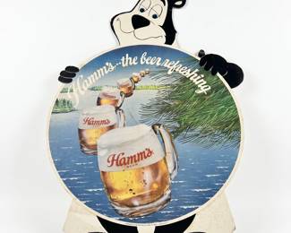Hamm's Beer Standee sign