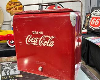 Vintage coca-cola cooler