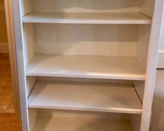 Four shelf white bookcase by Legacy