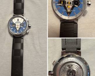 Louis Vuitton Tambour Cup Regate automatic chronograph watch
