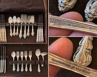 Sterling flatware sets (2- available)