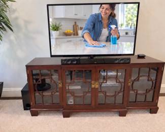Henkel Harris media cabinet & LG 55" TV