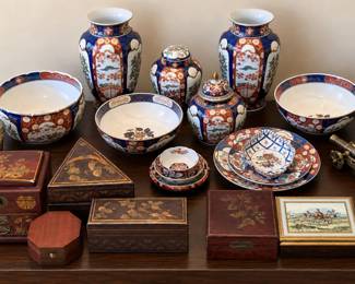 Collection of Imari porcelain
