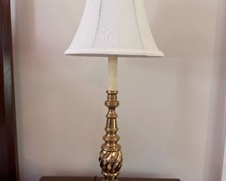 Virginia Metalcrafters brass table lamp