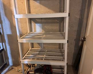 Several shelving units available