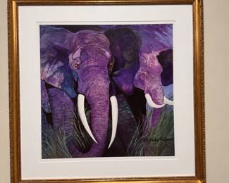 "Night Run" signed Betsey Fowler