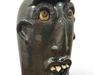Folk Art Face Jug, BILLY JOE CRAVEN (American/Georgia, b. 1947)
