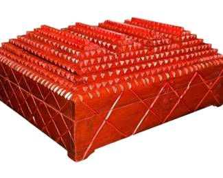 POPS CASEY (American, 20th C.) Tramp Art Box