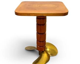Nautical Folk Art Propeller Table